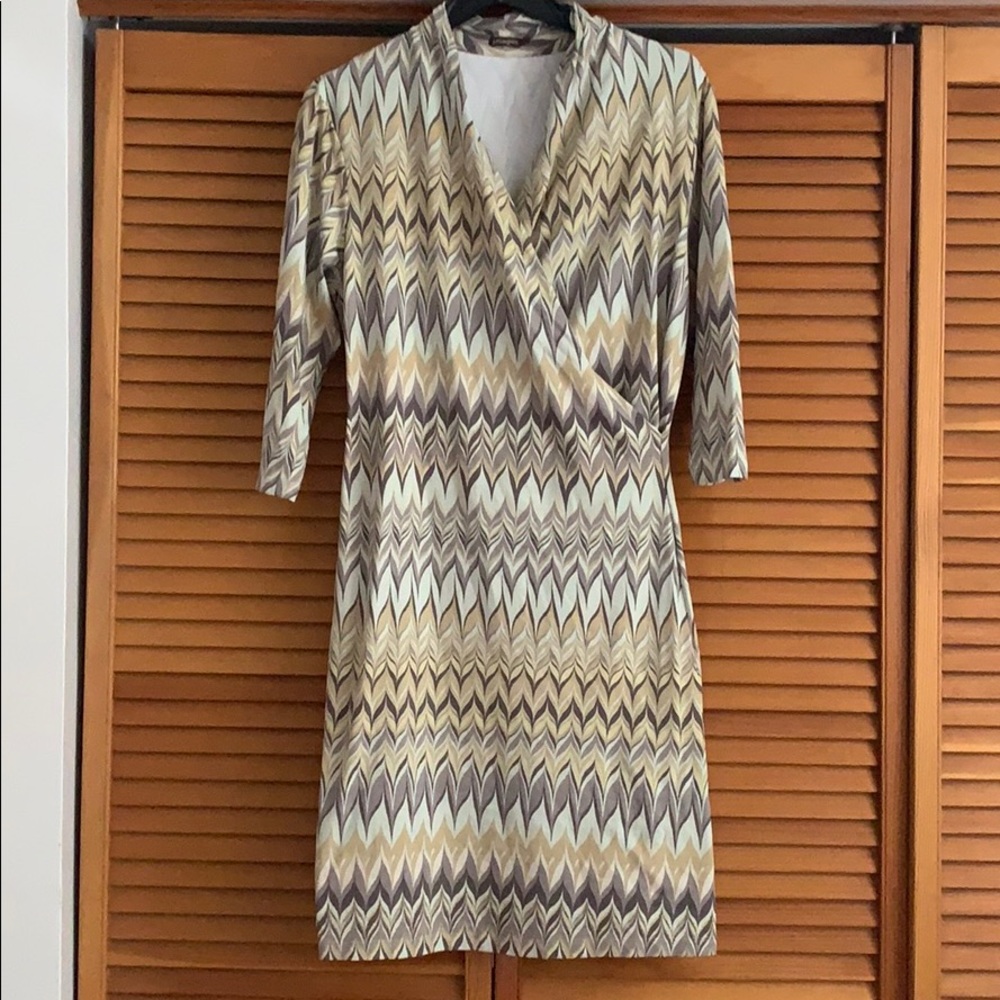 J. McLaughlin faux wrap dress